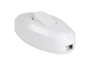 Выключатель 1-клавишный разборный для бра ВБ-01Б белый IEK EVB10-K01-10