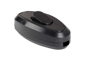 Выключатель 1-клавишный разборный для бра ВБ-01Ч черный IEK EVB10-K02-10