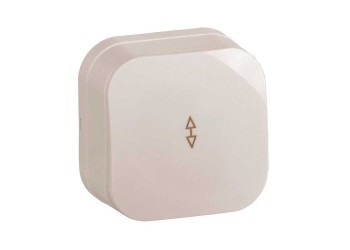 Переключатель одноклавишный проходной IEK Glory кремовый EVH12-K33-10