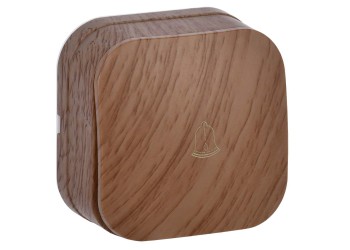 GLORY Выключатель 1-клавишный для открытой установки самовозвратный 10А ВСс20-1-0-ХД дуб IEK EVH14-K24-10