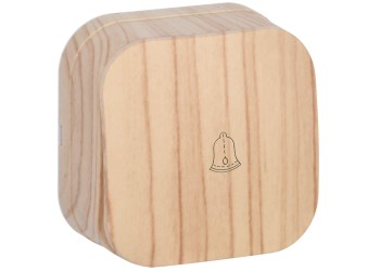 GLORY Выключатель 1-клавишный для открытой установки самовозвратный 10А ВСс20-1-0-ХС сосна IEK EVH14-K34-10