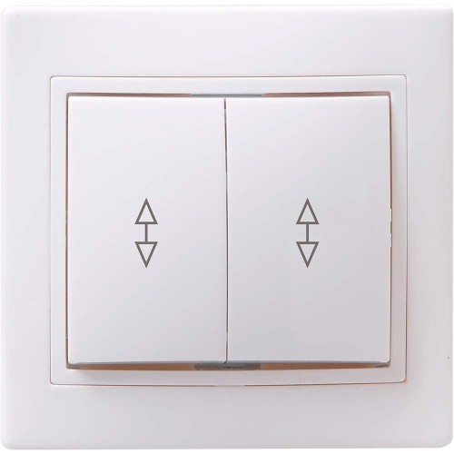 KVARTA Выключатель 2-клавишный проходной 10А ВСп10-2-0-КБ белый IEK EVK22-K01-10-DM, купить в Минске по самой низкой цене