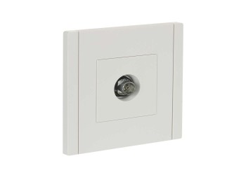 FORTE&PIANO Розетка TV оконечная FP228 белый IEK FP-A10-O-K01