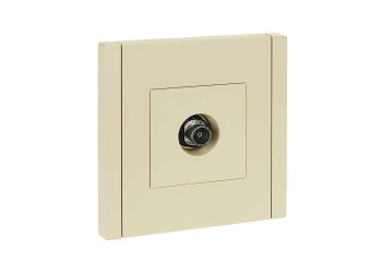 FORTE&PIANO Розетка TV оконечная FP428 ваниль IEK FP-A10-O-K10