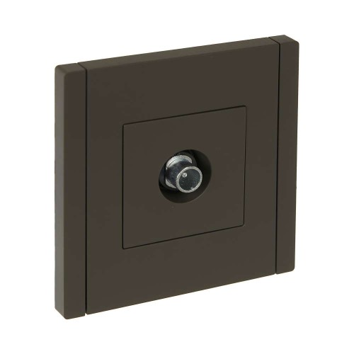 FORTE&PIANO Розетка TV проходная FP329 серый IEK FP-A10-P-K03, купить в Минске по самой низкой цене