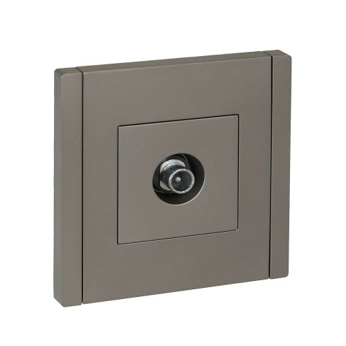 FORTE&PIANO Розетка TV проходная FP529 сталь IEK FP-A10-P-K46, купить в Минске по самой низкой цене