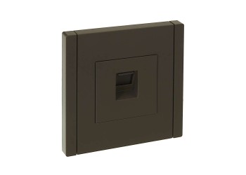 FORTE&PIANO Розетка компьютерная RJ45 кат.5E FP332 серый IEK FP-K10-1-K03