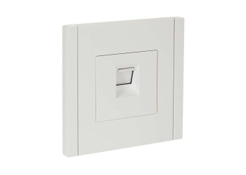 FORTE&PIANO Розетка компьютерная RJ45 кат.6 FP231 белый IEK FP-K10-2-K01