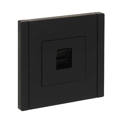 FORTE&PIANO Розетка компьютерная RJ45 кат.6 FP131 черный IEK FP-K10-2-K02, купить в Минске по самой низкой цене