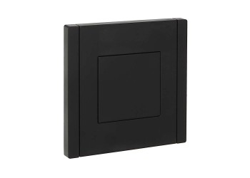 FORTE&PIANO Заглушка с суппортом FP141 черный IEK FP-PL10-K02