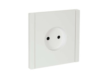 FORTE&PIANO Розетка 1-местная без заземления без защитных шторок винтовое крепление 10А FP218 белый IEK FP-R10-10-K01