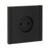 FORTE&PIANO Розетка 1-местная без заземления без защитных шторок винтовое крепление 10А FP118 черный IEK FP-R10-10-K02, купить в Минске по самой низкой цене