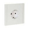 FORTE&PIANO Розетка 1-местная с заземлением без защитных шторок безвинтовое крепление 16А FP214 белый IEK FP-R11-16-1-K01, купить в Минске по самой низкой цене