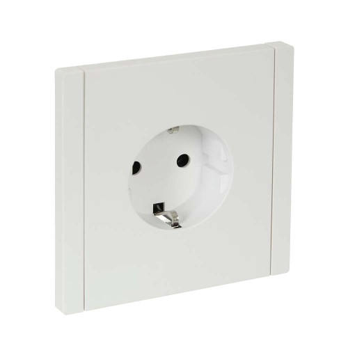 FORTE&PIANO Розетка 1-местная с заземлением без защитных шторок винтовое крепление 16А FP216 белый IEK FP-R11-16-K01, купить в Минске по самой низкой цене