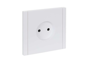 FORTE&PIANO Розетка 1-местная без заземления с защитными шторками винтовое крепление 10А FP217 белый IEK FP-R13-10-K01