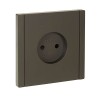 FORTE&PIANO Розетка 1-местная без заземления с защитными шторками винтовое крепление 10А FP317 серый IEK FP-R13-10-K03, купить в Минске по самой низкой цене