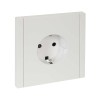 FORTE&PIANO Розетка 1-местная с заземлением с защитными шторками винтовое крепление 16А FP215 белый IEK FP-R14-16-K01, купить в Минске по самой низкой цене