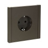 FORTE&PIANO Розетка 1-местная с заземлением с защитными шторками винтовое крепление 16А FP315 серый IEK FP-R14-16-K03, купить в Минске по самой низкой цене