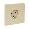 FORTE&PIANO Розетка 1-местная с заземлением с защитными шторками винтовое крепление 16А FP415 ваниль IEK FP-R14-16-K10, купить в Минске по самой низкой цене