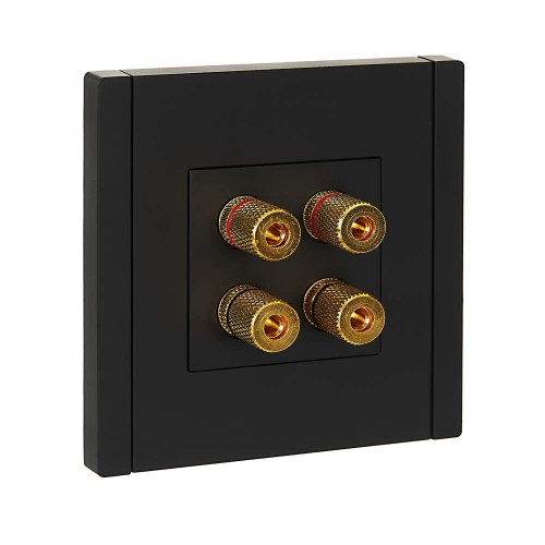 FORTE&PIANO Аудиорозетка 4-местная FP139 черный IEK FP-S40-K02, купить в Минске по самой низкой цене
