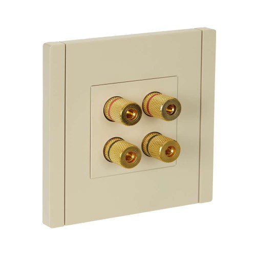 FORTE&PIANO Аудиорозетка 4-местная FP439 ваниль IEK FP-S40-K10, купить в Минске по самой низкой цене