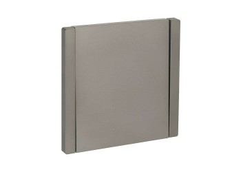 FORTE&PIANO Выключатель 1-клавишный 10А FP501 сталь IEK FP-V10-0-10-1-K46