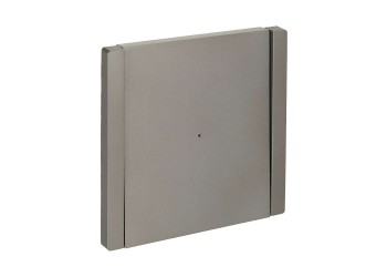 FORTE&PIANO Выключатель 1-клавишный с индикацией 10А FP502 сталь IEK FP-V10-1-10-1-K46