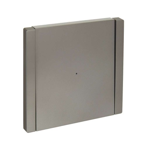 FORTE&PIANO Выключатель 1-клавишный проходной с индикацией 10А FP504 сталь IEK FP-V12-1-10-1-K46, купить в Минске по самой низкой цене