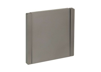 FORTE&PIANO Выключатель 1-клавишный перекрестный 10А FP512 сталь IEK FP-V13-0-10-1-K46