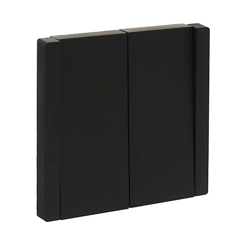 FORTE&PIANO Выключатель 2-клавишный 10А FP105 черный IEK FP-V20-0-10-1-K02, купить в Минске по самой низкой цене