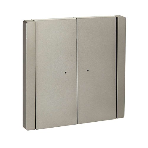 FORTE&PIANO Выключатель 2-клавишный с индикацией 10А FP506 сталь IEK FP-V20-1-10-1-K46, купить в Минске по самой низкой цене