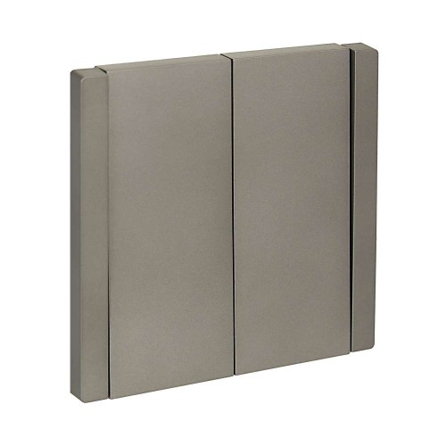 FORTE&PIANO Выключатель 2-клавишный проходной 10А FP507 сталь IEK FP-V22-0-10-1-K46, купить в Минске по самой низкой цене