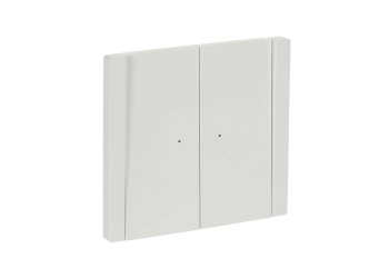 FORTE&PIANO Выключатель 2-клавишный проходной с индикацией 10А FP208 белый IEK FP-V22-1-10-1-K01