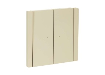 FORTE&PIANO Выключатель 2-клавишный проходной с индикацией 10А FP408 ваниль IEK FP-V22-1-10-1-K10