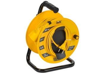 GARDEN Катушка УК30 1 место 2P 2х0,75мм2 30м IEK GD-KP40-06-01-30