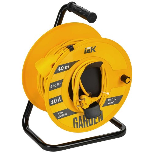 GARDEN Катушка УК40 1 место 2P 2х1,0мм2 40м IEK GD-KP50-10-01-40, купить в Минске по самой низкой цене
