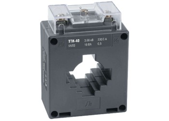 Трансформатор тока ТТИ-40 300/5А 10ВА класс 0,5 IEK ITT30-2-10-0300