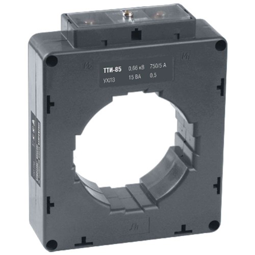Трансформатор тока ТТИ-85 750/5А 15ВА 0,5 IEK ITT50-2-15-0750, купить в Минске по самой низкой цене