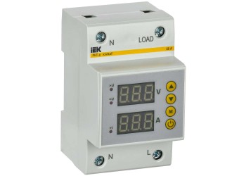 Реле напряжения и тока РНТ-д однофазное 54мм 50А IEK IVC31-1-50