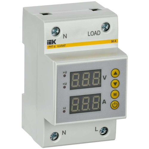 Реле напряжения и тока РНТ-д однофазное 54мм 50А IEK IVC31-1-50, купить в Минске по самой низкой цене