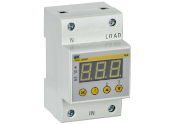 Реле напряжения РН-д однофазное 54мм 40А IEK IVR31-1-40