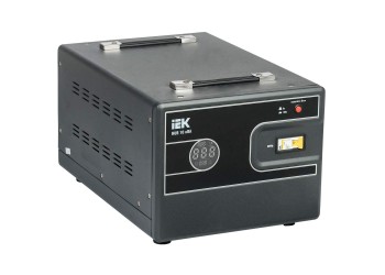 Стабилизатор напряжения переносной HUB 10кВА IEK IVS21-1-010-13