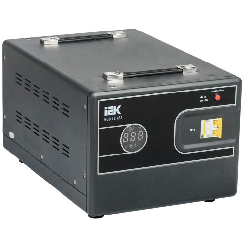 Стабилизатор напряжения переносной HUB 12кВА IEK IVS21-1-012-13, купить в Минске по самой низкой цене