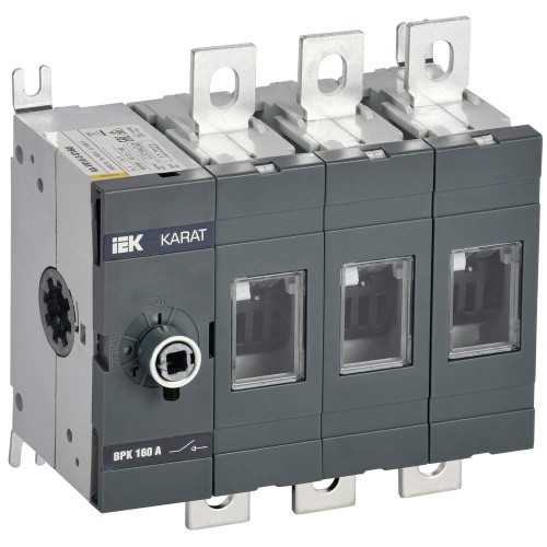 KARAT Выключатель-разъединитель ВРК без рукоятки управления 3P 160А IEK KA-VR10-3-0160, купить в Минске по самой низкой цене
