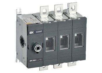 KARAT Выключатель-разъединитель ВРК без рукоятки управления 3P 250А IEK KA-VR10-3-0250