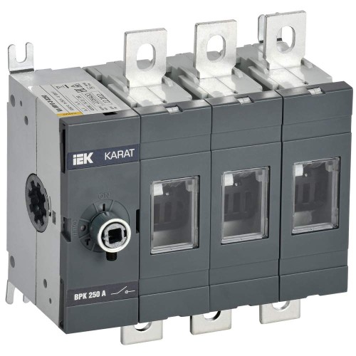 KARAT Выключатель-разъединитель ВРК без рукоятки управления 3P 250А IEK KA-VR10-3-0250, купить в Минске по самой низкой цене