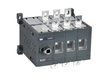 KARAT Выключатель-разъединитель ВРК реверсивный без рукоятки управления 3P 315А IEK KA-VR20-3-0315