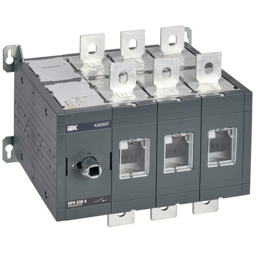 KARAT Выключатель-разъединитель ВРК реверсивный без рукоятки управления 3P 630А IEK KA-VR20-3-0630, купить в Минске по самой низкой цене