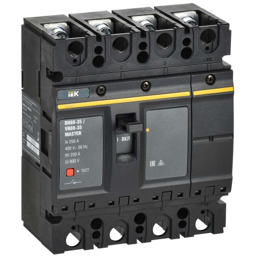 KARAT MASTER Выключатель-разъединитель ВН88-35 4P 250А IEK KAM-VN30-4-0250, купить в Минске по самой низкой цене