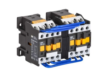Контактор КМИ-11230 реверс 12А 230В/АС3 2NO IEK KKM13-012-230-20-1